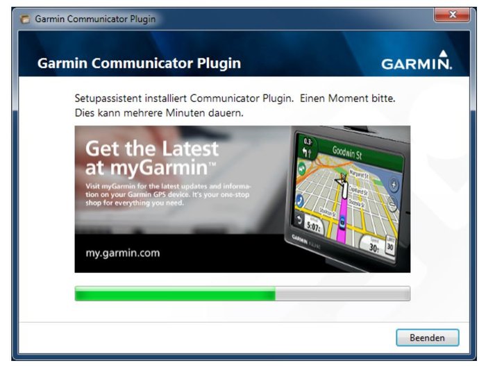 Garmin communicator homepage